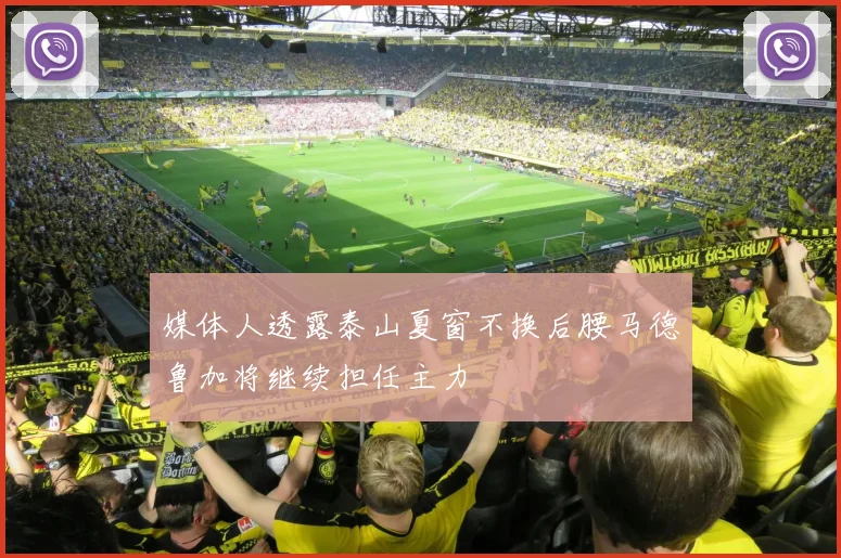 媒体人透露泰山夏窗不换后腰马德鲁加将继续担任主力