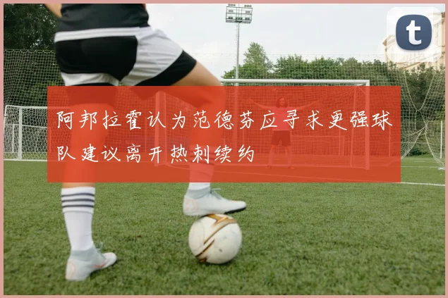 阿邦拉霍认为范德芬应寻求更强球队建议离开热刺续约
